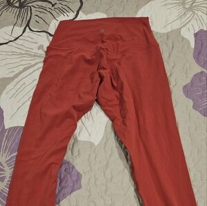 Very Gently Worn Lululemon Align 25 leggings  Size 6 Vintage Rose